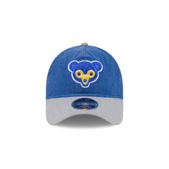 Chicago Cubs Herringbone Team Colors 9FORTY A-Frame Adjustable Hat