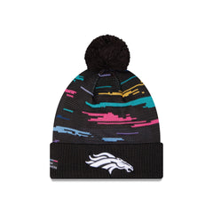 Denver Broncos 2026 Crucial Catch Pom Knit Hat