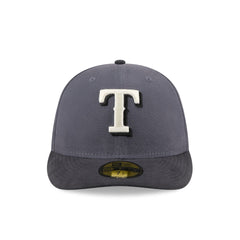 Texas Rangers Graphite Twill 59FIFTY Fitted Hat