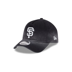 San Francisco Giants Washed Black Denim 9FORTY A-Frame Unstructured Snapback Hat