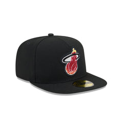 Just Caps Beaded Miami Heat 59FIFTY A-Frame Fitted Hat