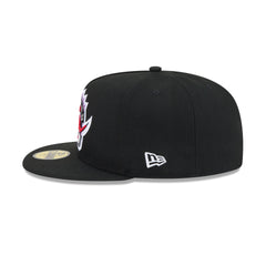 Just Caps Beaded Toronto Raptors 59FIFTY A-Frame Fitted Hat