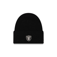 Las Vegas Raiders Cashmere Black Cuffless Knit Beanie Hat