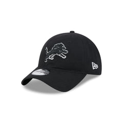 Detroit Lions Nylon Black 9TWENTY Adjustable Hat
