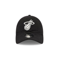 Miami Heat Nylon Black 9TWENTY Adjustable Hat