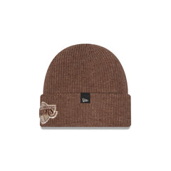 Los Angeles Lakers Woolen Tan Short Cuff Knit Beanie Hat