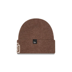 San Diego Padres Woolen Tan Short Cuff Knit Beanie Hat