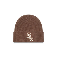 Chicago White Sox Woolen Tan Short Cuff Knit Beanie Hat