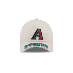 Arizona Diamondbacks Stone 9FORTY A-Frame Unstructured Cut-Off Visor Snapback Hat