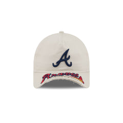 Atlanta Braves Stone 9FORTY A-Frame Unstructured Cut-Off Visor Snapback Hat
