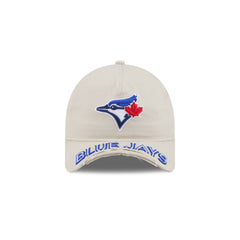 Toronto Blue Jays Stone 9FORTY A-Frame Unstructured Cut-Off Visor Snapback Hat