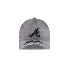 Atlanta Braves Tonal Gray 9FORTY A-Frame Unstructured Cut-Off Visor Snapback Hat