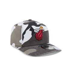 Miami Heat Washed Nylon Camo 19TWENTY Adjustable Hat