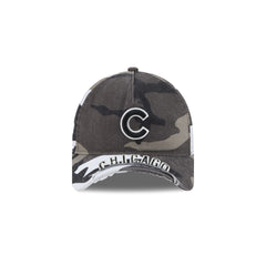 Chicago Cubs Washed Camo 9FORTY A-Frame Unstructured Cut-Off Visor Snapback Hat