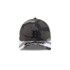 Detroit Tigers Washed Camo 9FORTY A-Frame Unstructured Cut-Off Visor Snapback Hat