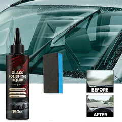 Car glass cleaner - anti-fog and oil-resistant