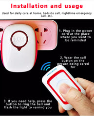 Emergency button to call the elderly