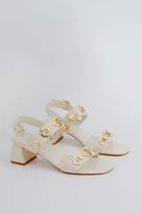 Ivory Milan Heeled Sandals