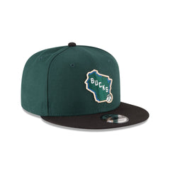 Milwaukee Bucks Basic Two Tone 9FIFTY Snapback Hat