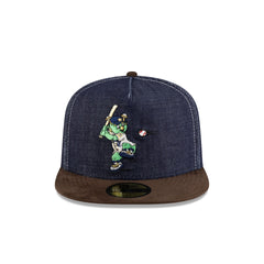 Houston Astros Houston Pack Denim Orbit 59FIFTY A-Frame Fitted Hat