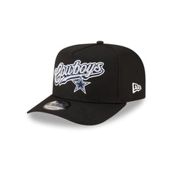 Born x Raised x Dallas Cowboys Script Black 9FIFTY A-Frame Snapback Hat