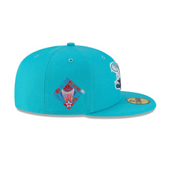 Charlotte Hornets 1988-2002 Hardwood Classics Teal 59FIFTY Fitted Hat