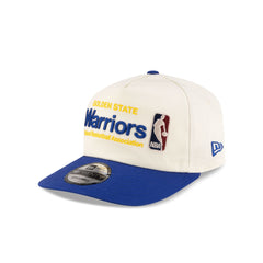 Golden State Warriors 1975-1997 Hardwood Classics Sign Stack Chrome White 19TWENTY Adjustable Hat