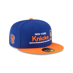 New York Knicks 1964-1992 Hardwood Classics Sign Stack 59FIFTY Fitted Hat