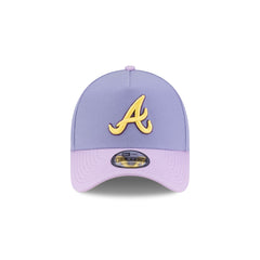 Atlanta Braves Lavender Pink 9FORTY A-Frame Snapback Hat