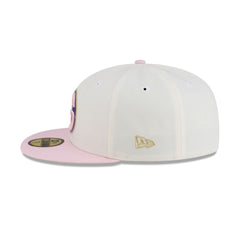 Just Caps Chrome Pink Seattle SuperSonics 59FIFTY Fitted Hat