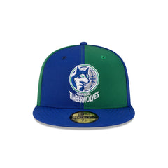 Minnesota Timberwolves Hardwood Classics 80s Pinwheel 59FIFTY Fitted Hat