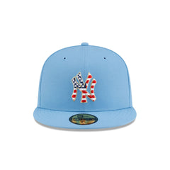 New York Yankees Red. White & Blue 59FIFTY Fitted Hat
