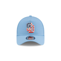 San Diego Padres Red. White & Blue 9FORTY A-Frame Snapback Hat