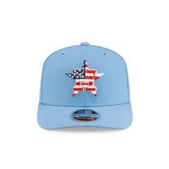 Houston Astros Red. White & Blue 9SEVENTY Stretch-Snap Hat