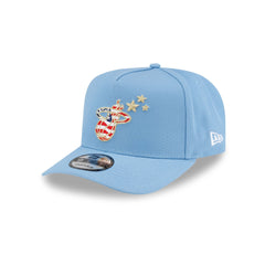 Miami Heat Red. White & Blue 9FIFTY A-Frame Snapback Hat