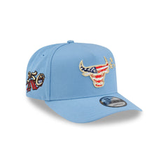 Chicago Bulls Red. White & Blue 9FIFTY A-Frame Snapback Hat