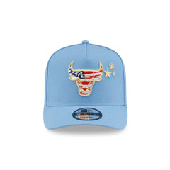 Chicago Bulls Red. White & Blue 9FIFTY A-Frame Snapback Hat