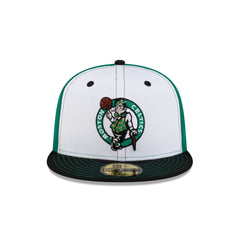 Boston Celtics Hardwood Classics 2000s White Stitch 59FIFTY Fitted Hat