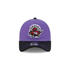 Toronto Raptors Hardwood Classics 2000s Contrast Stitch 9FORTY A-Frame Trucker Hat