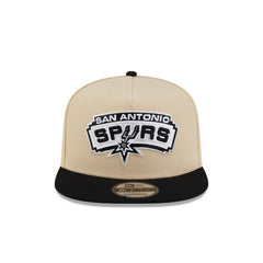 San Antonio Spurs Hardwood Classics 2000s Gold 9FIFTY A-Frame Snapback Hat