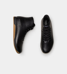 Women's High-Top Leather Trainer