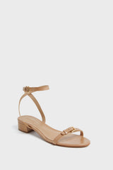 Light Nude Aurora Low Block Heels