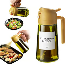 2 in 1 Glass Oil Sprayer & Dispenser