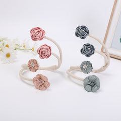 Flower curtain tie twist tie