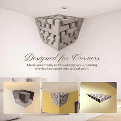 Wall art that reshapes reality