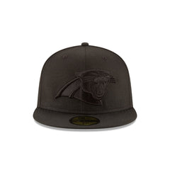 Carolina Panthers Black On Black 59FIFTY Fitted Hat