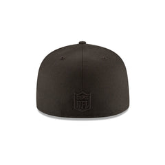 New York Giants Black On Black 59FIFTY Fitted Hat