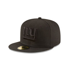 New York Giants Black On Black 59FIFTY Fitted Hat