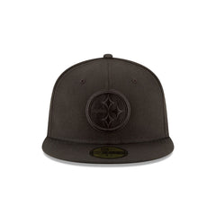 Pittsburgh Steelers Black On Black 59FIFTY Fitted Hat