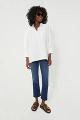 White Oxford Adair Boyfriend Shirt